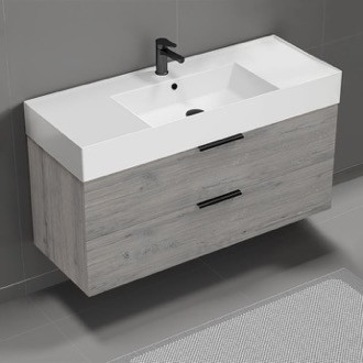 Bathroom Vanity Grey Oak Bathroom Vanity, 48
